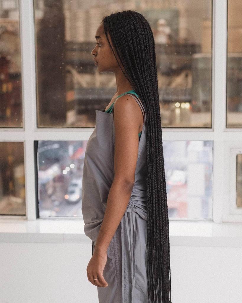 Baserange toppur Pictorial Strap top Ziti Grey | Kool